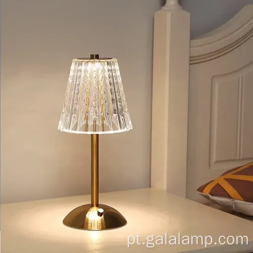 Lâmpada LED sem fio elegante para salas de jantar contemporâneas